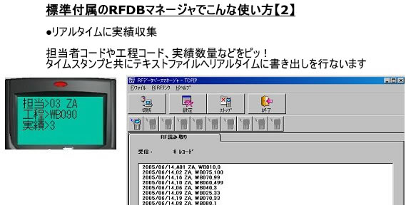 バーコード値下げラベル発行 無線式バーコードハンディターミナルMODEL8360 使用例