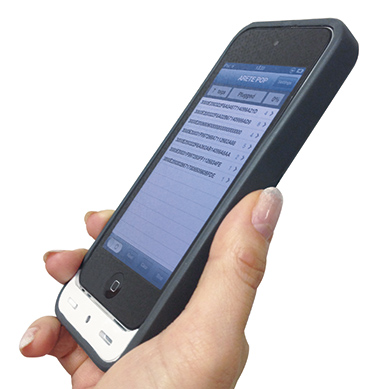 RFID AsReader iPhone・iPod touch用ジャケットタイプ UHF-RFIDリーダ/ライタ