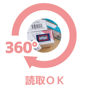 360°読み取り